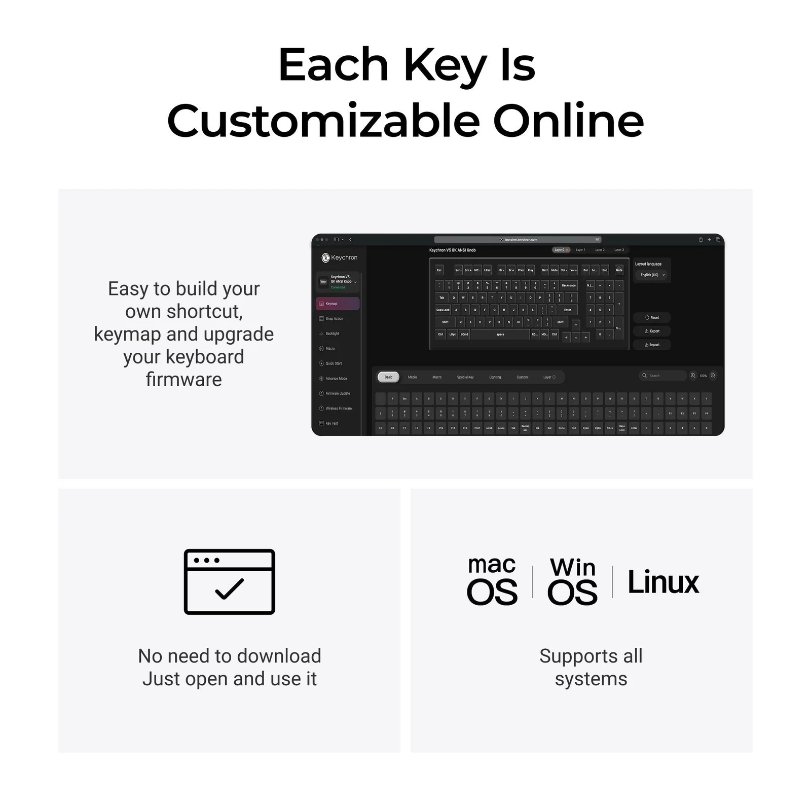 Keychron V5 8K 96% RGB Keyboard 4