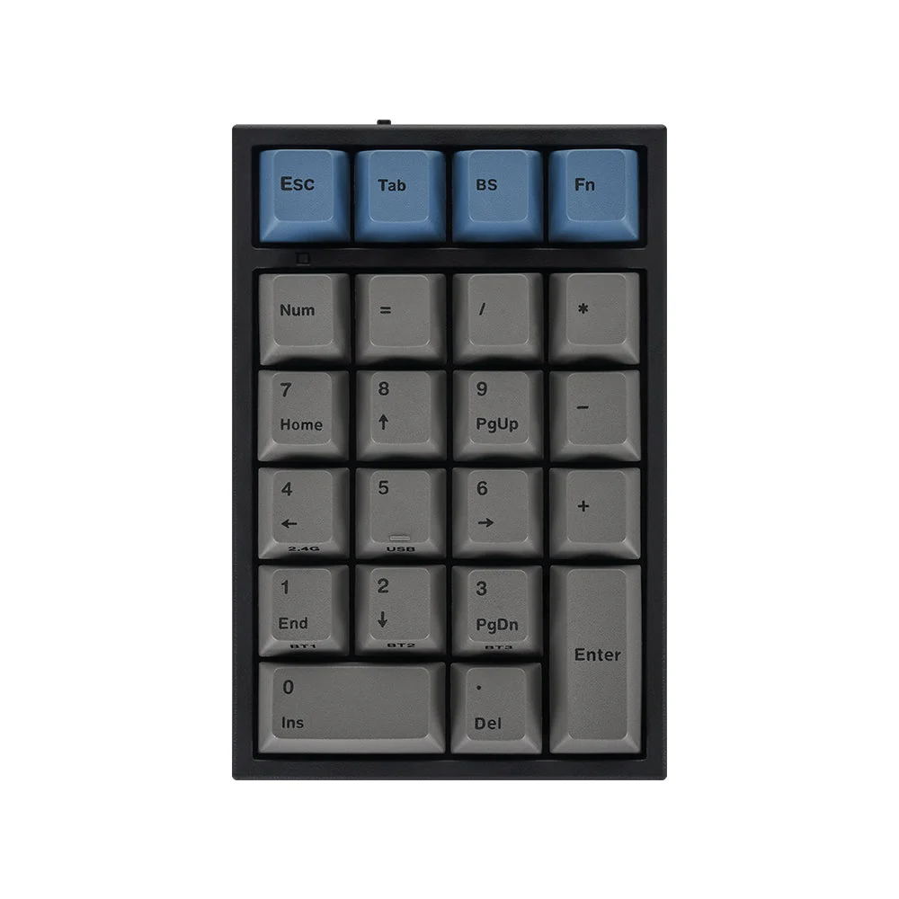 Leopold FC220TP Grey Blue Hotswap Wireless RGB Numpad Keyboard 4