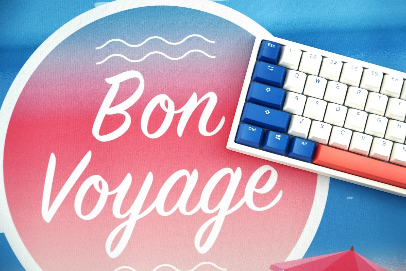 Ducky Extra Large Bon Voyage Desk Pad/Mat with Stitched Edges