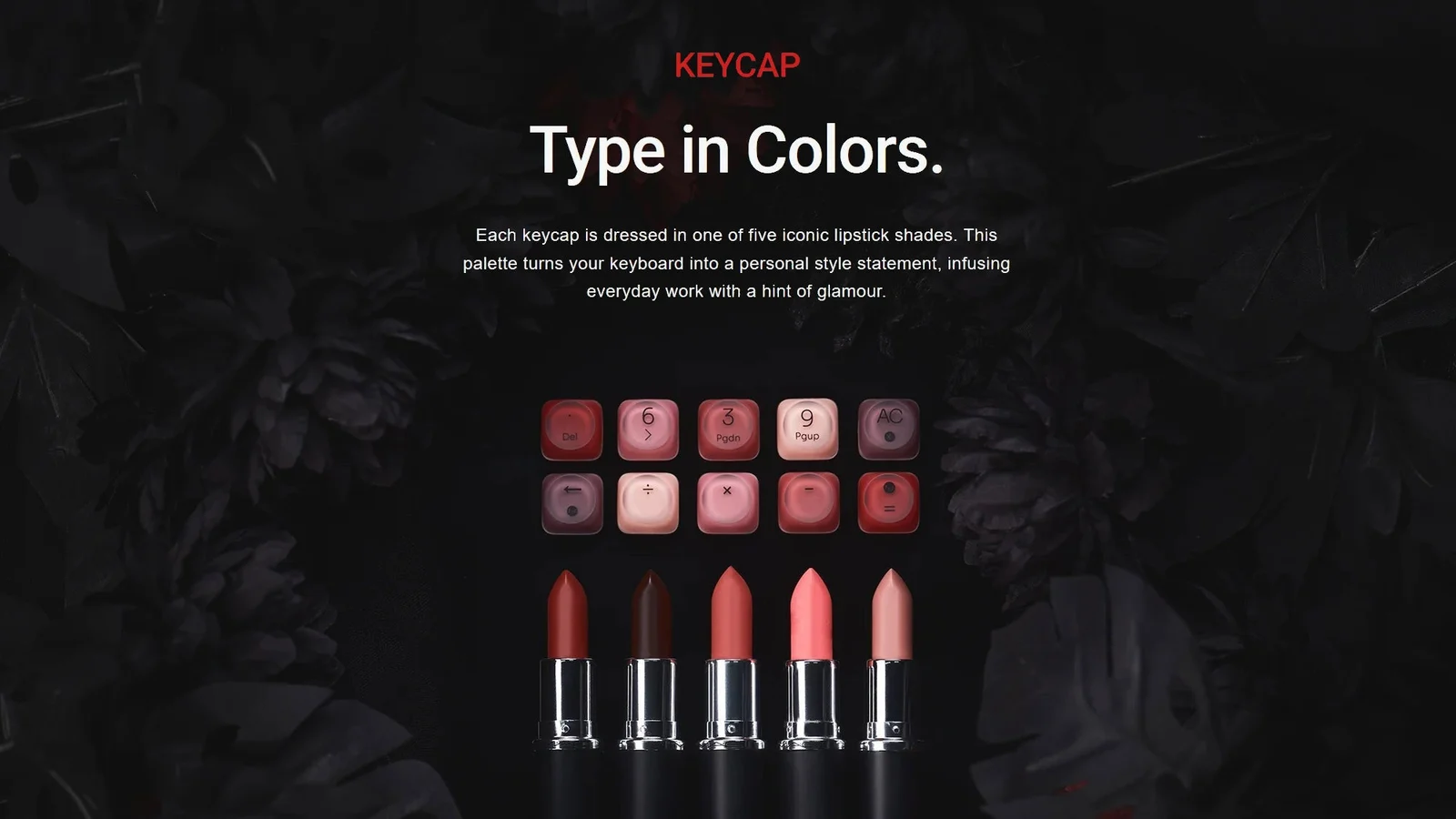 Lofree Lipstick Keyboard 3
