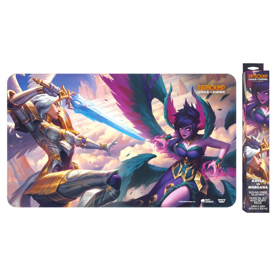 Riftbound League of Legends TCG Vendetta Playmat Kayle Versus Morgana