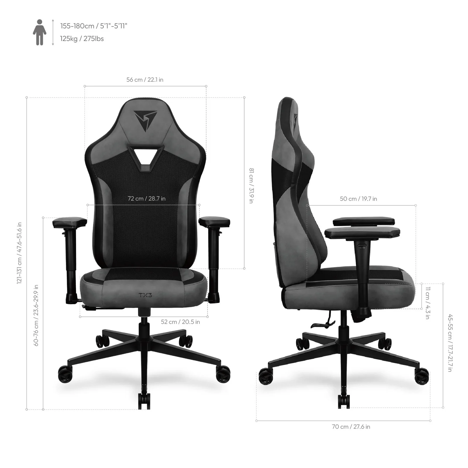 Aerocool ThunderX3 Eaze Ergonomic Gaming Chair 3
