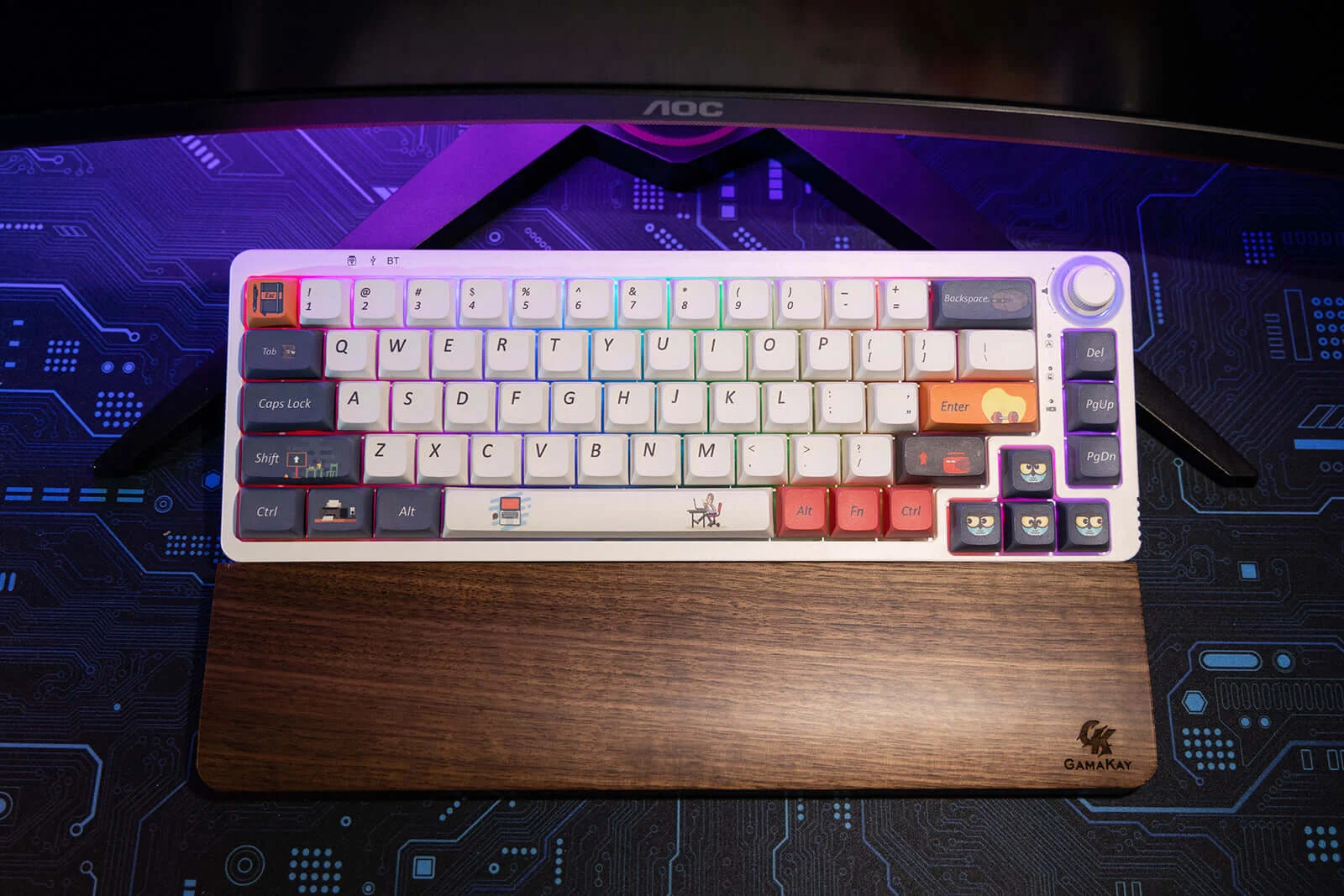 Gamakay Wood Wrist Rest Pad 3