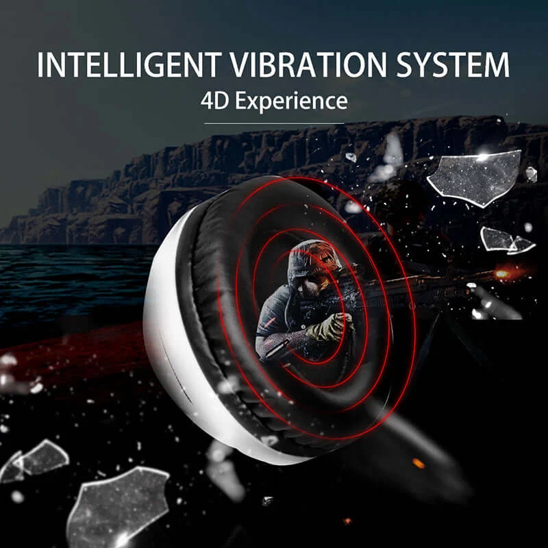 Somic G941 Gaming Headset 7.1 Sound Vibration LED Light USB Plug Headset with Microphone Stereo Boss Noise Cancelling Headphones for PS5/PS4/PC/Laptop/PC 4