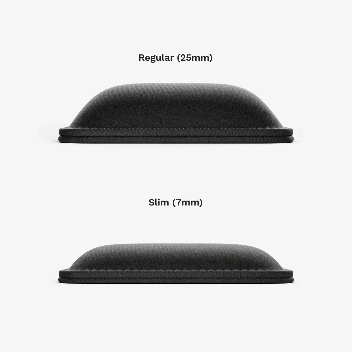 Glorious Padded Ergonomic Keyboard Wrist Rest Stitched Edges Black 4