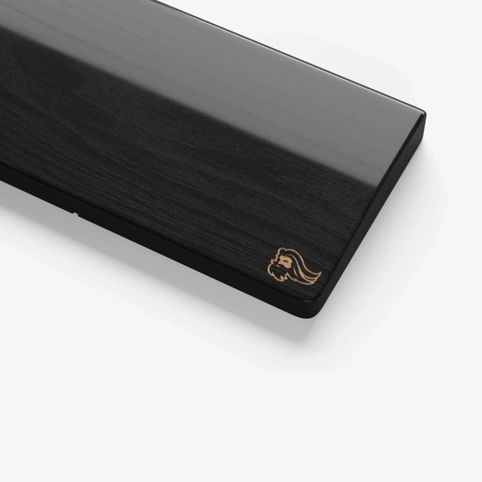 Glorious Wooden Keyboard Wrist Rest Ergonomic Black 2