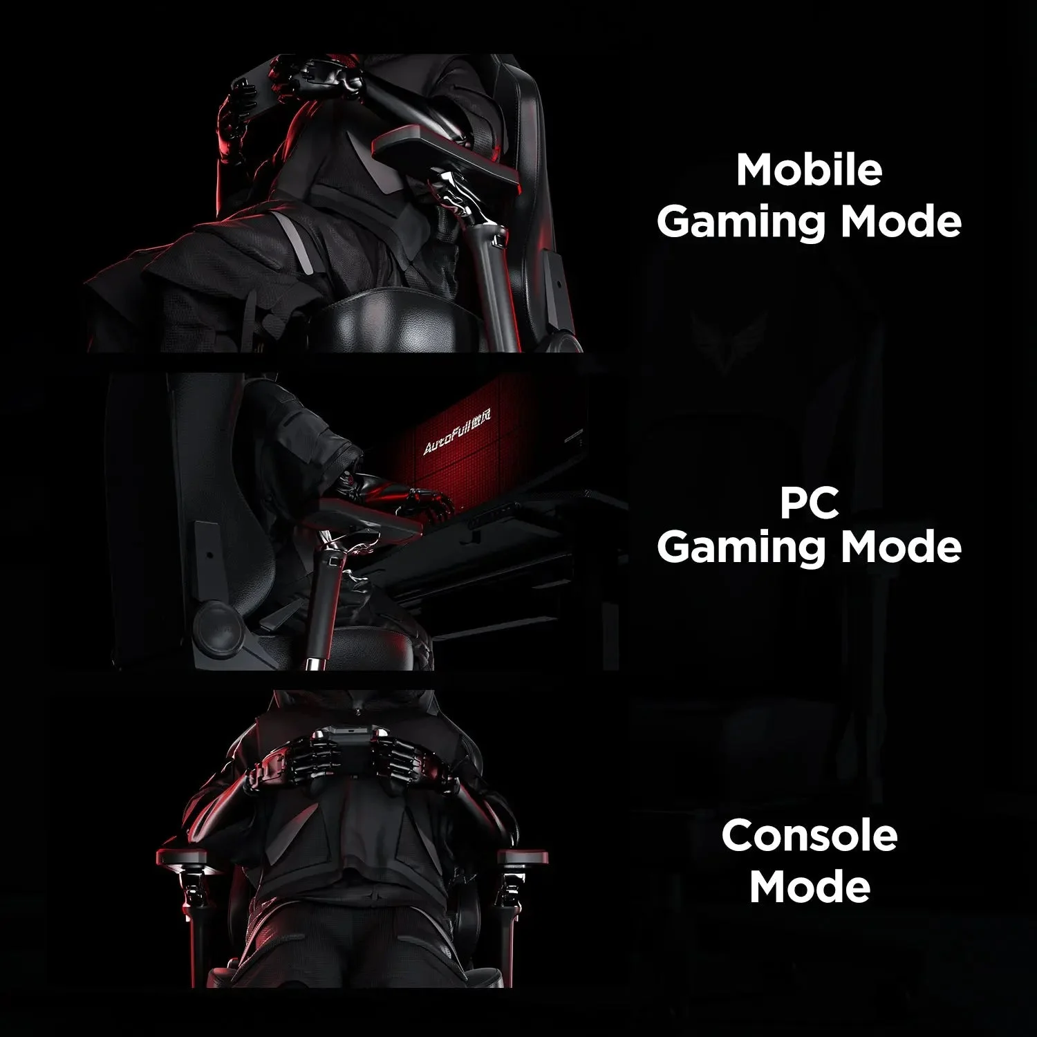 AutoFull M6 Pro Active Cooling Ergonomic Gaming Chair 3