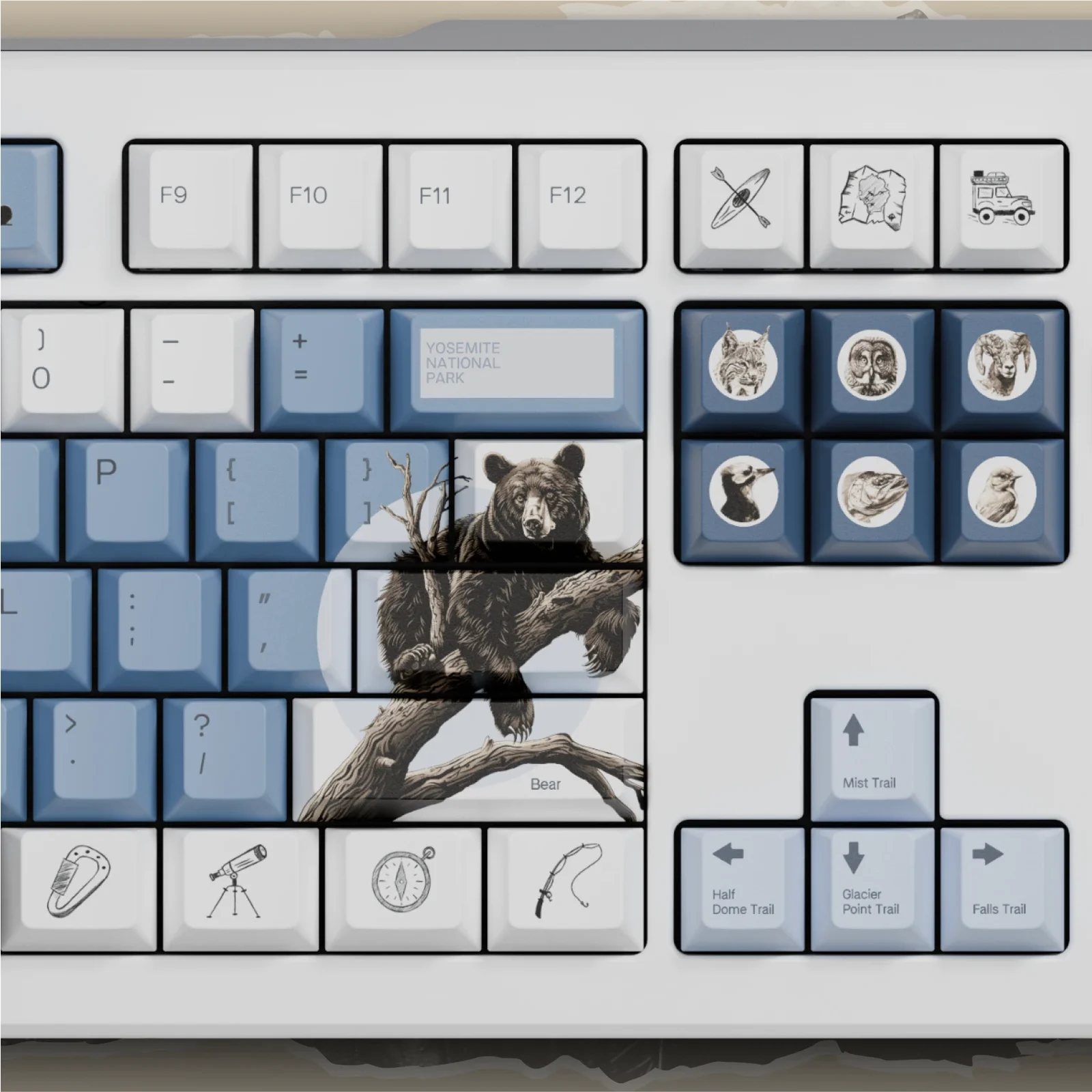 NPCA + Glorious GPBT National Parks Collection Keycaps 5