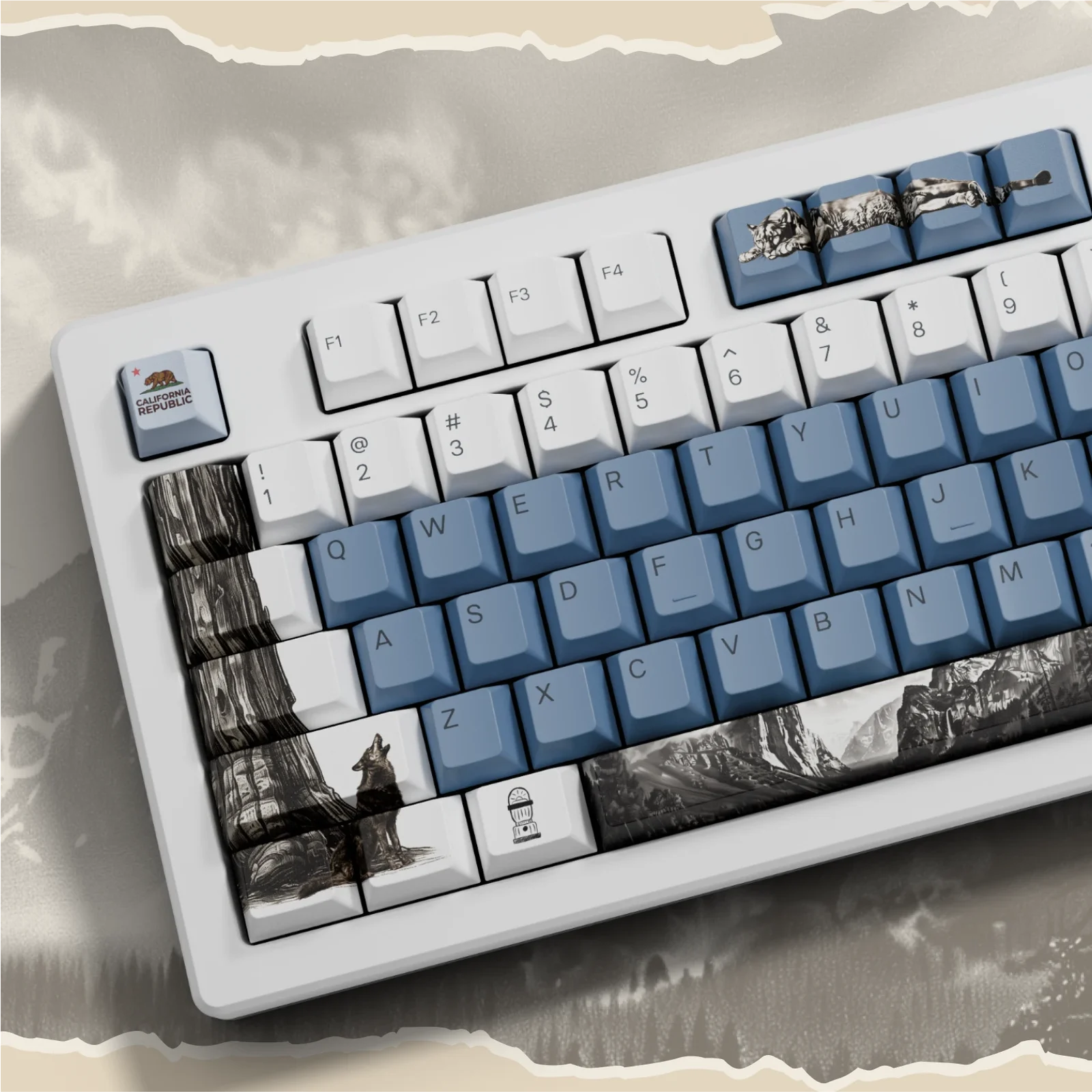 NPCA + Glorious GPBT National Parks Collection Keycaps 4