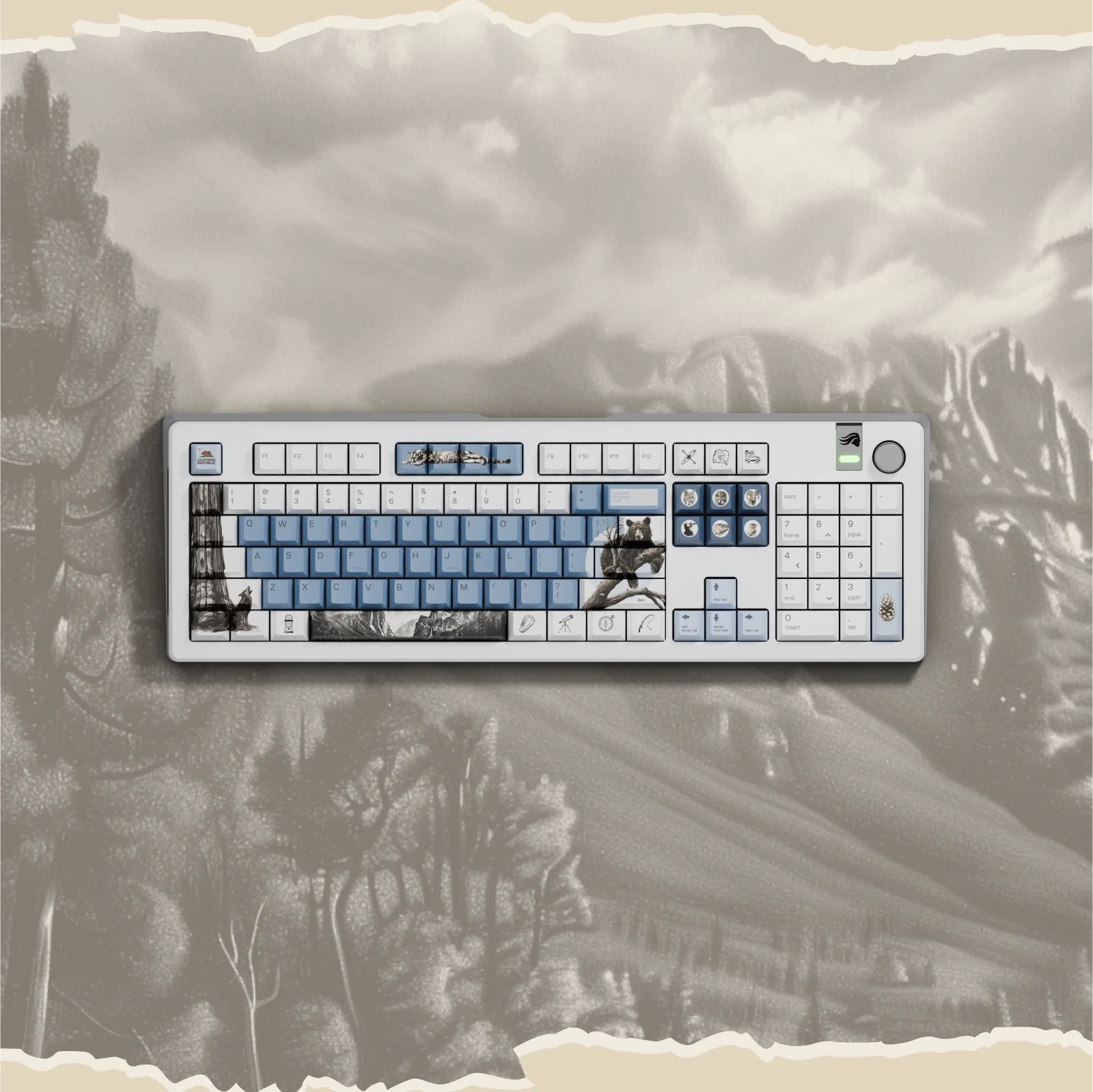 NPCA + Glorious GPBT National Parks Collection Keycaps 2