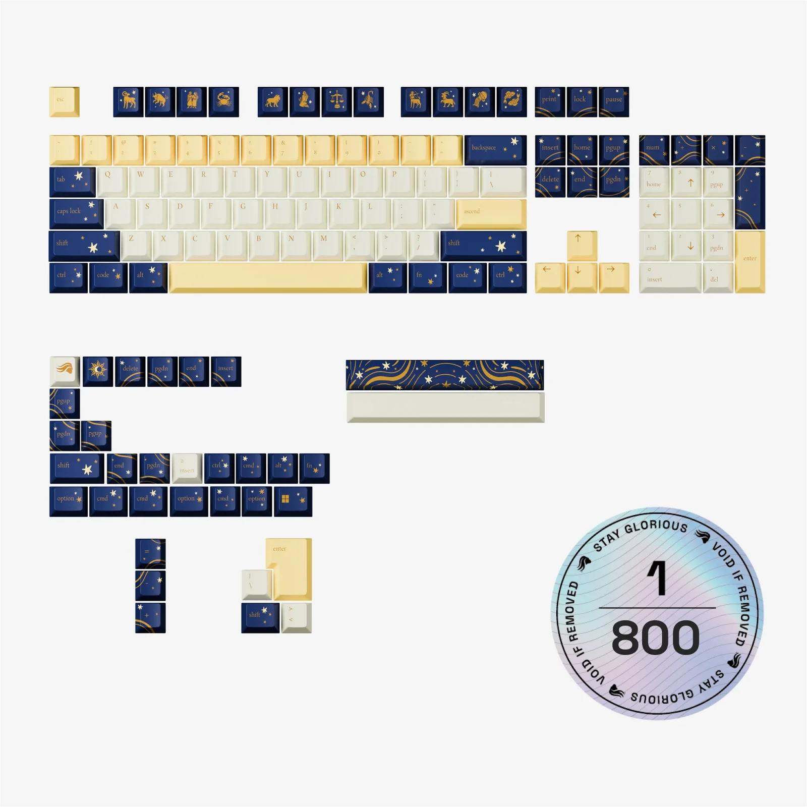 GPBT Star Sign Keycaps 4