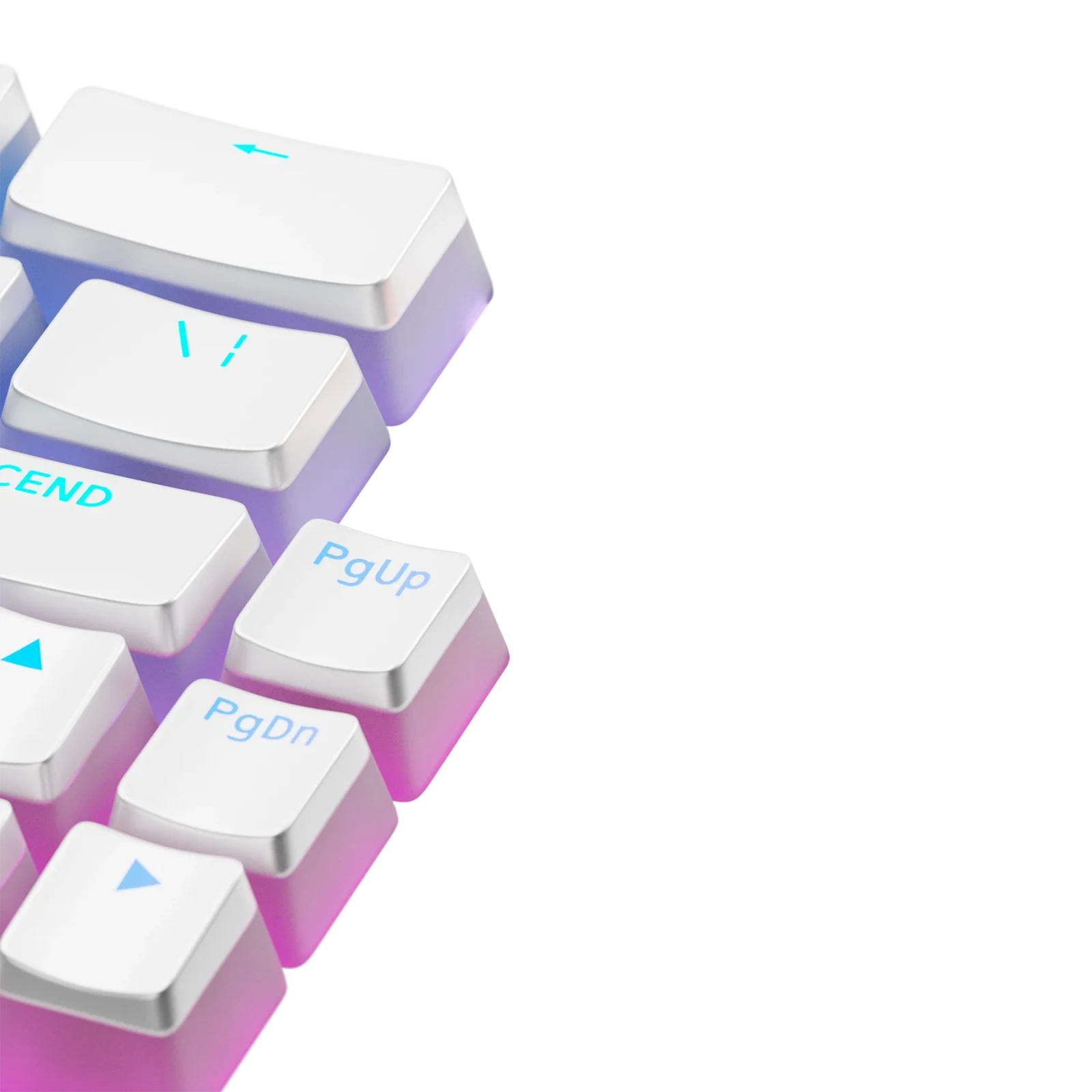 Keycaps Aura V3 White US 4