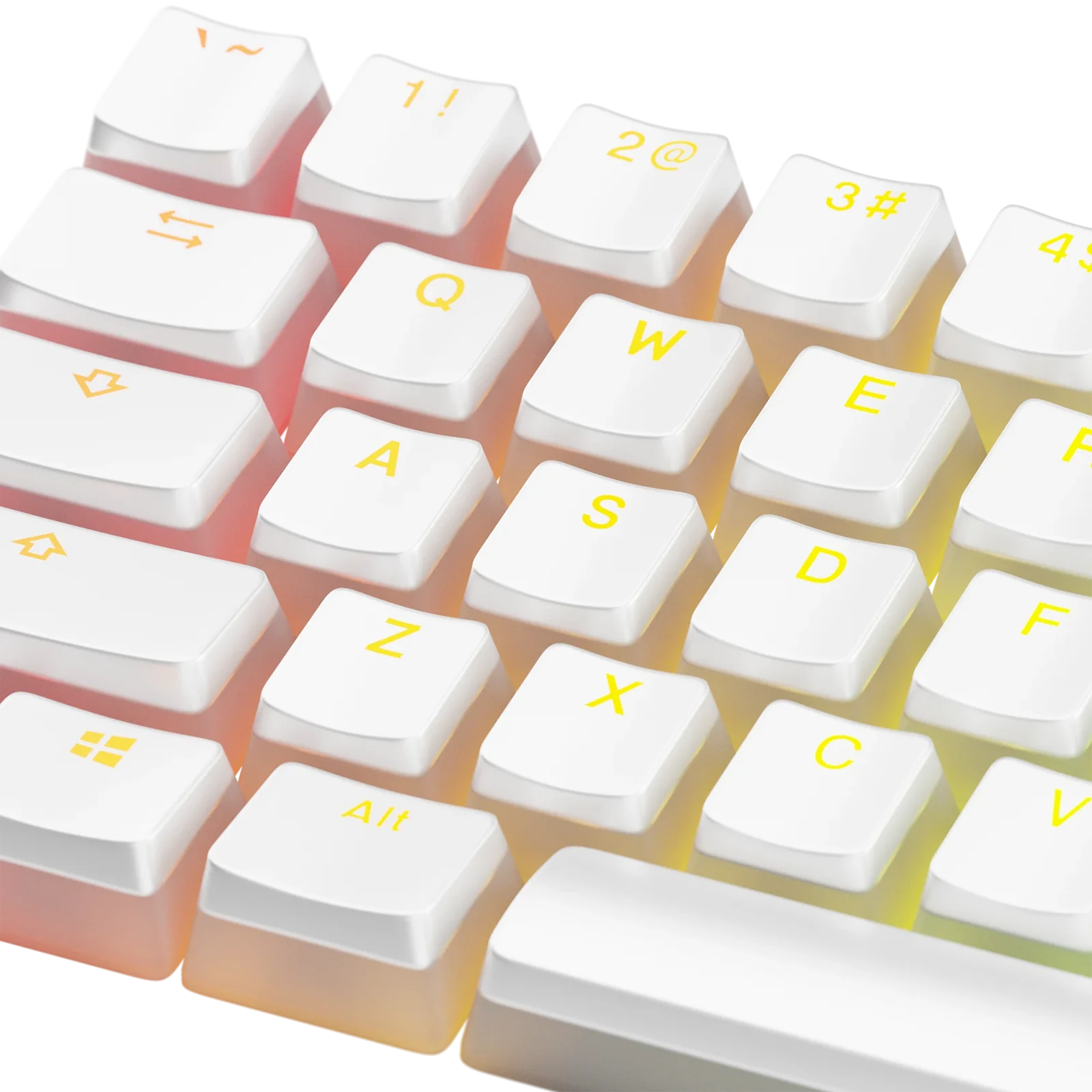 Keycaps Aura V3 White US 5