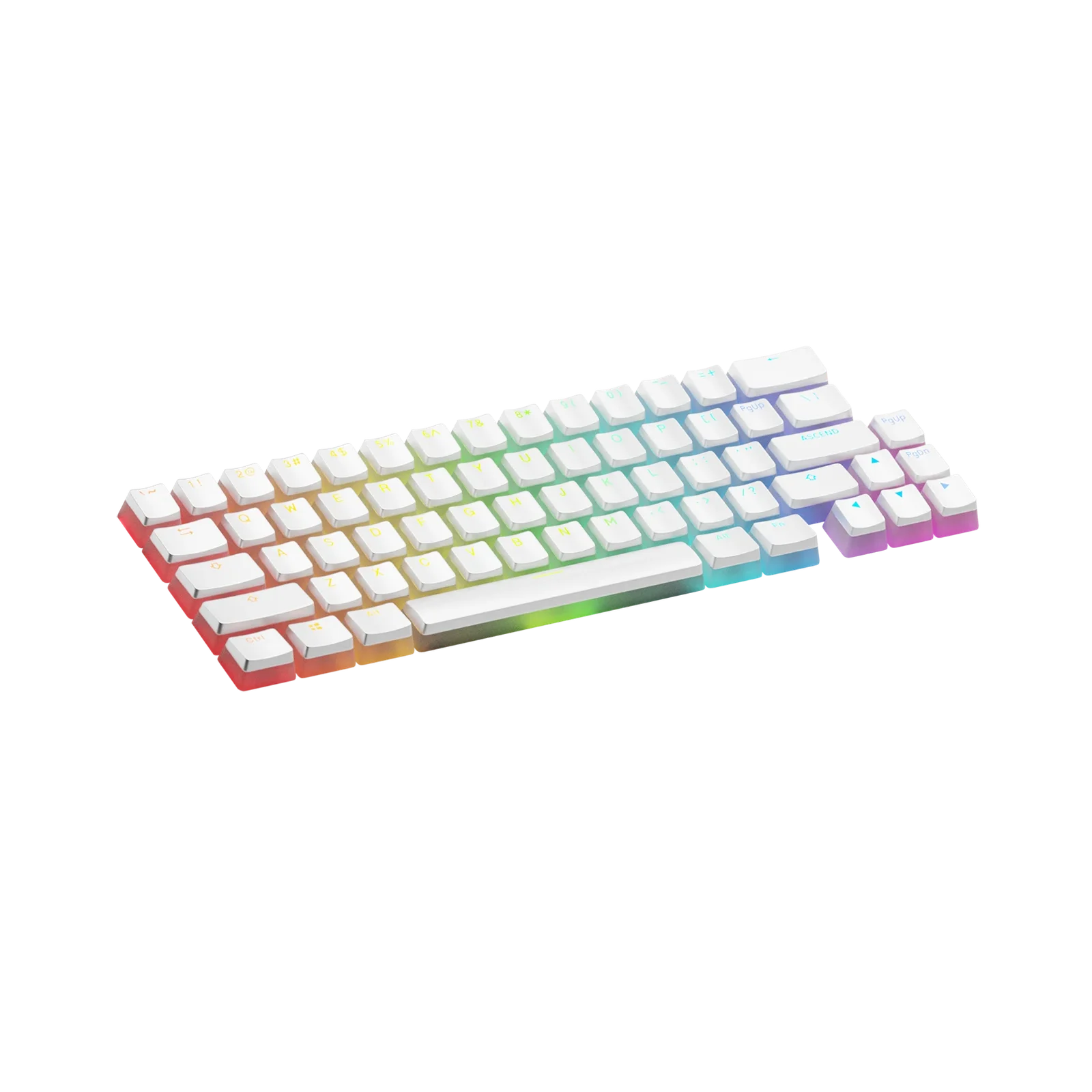 Keycaps Aura V3 White US