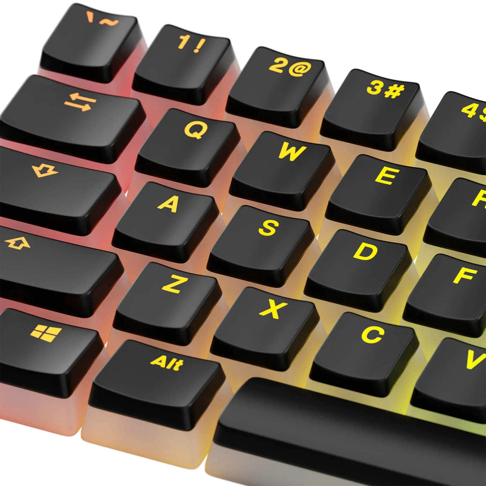Keycaps Aura V3 Black US 5