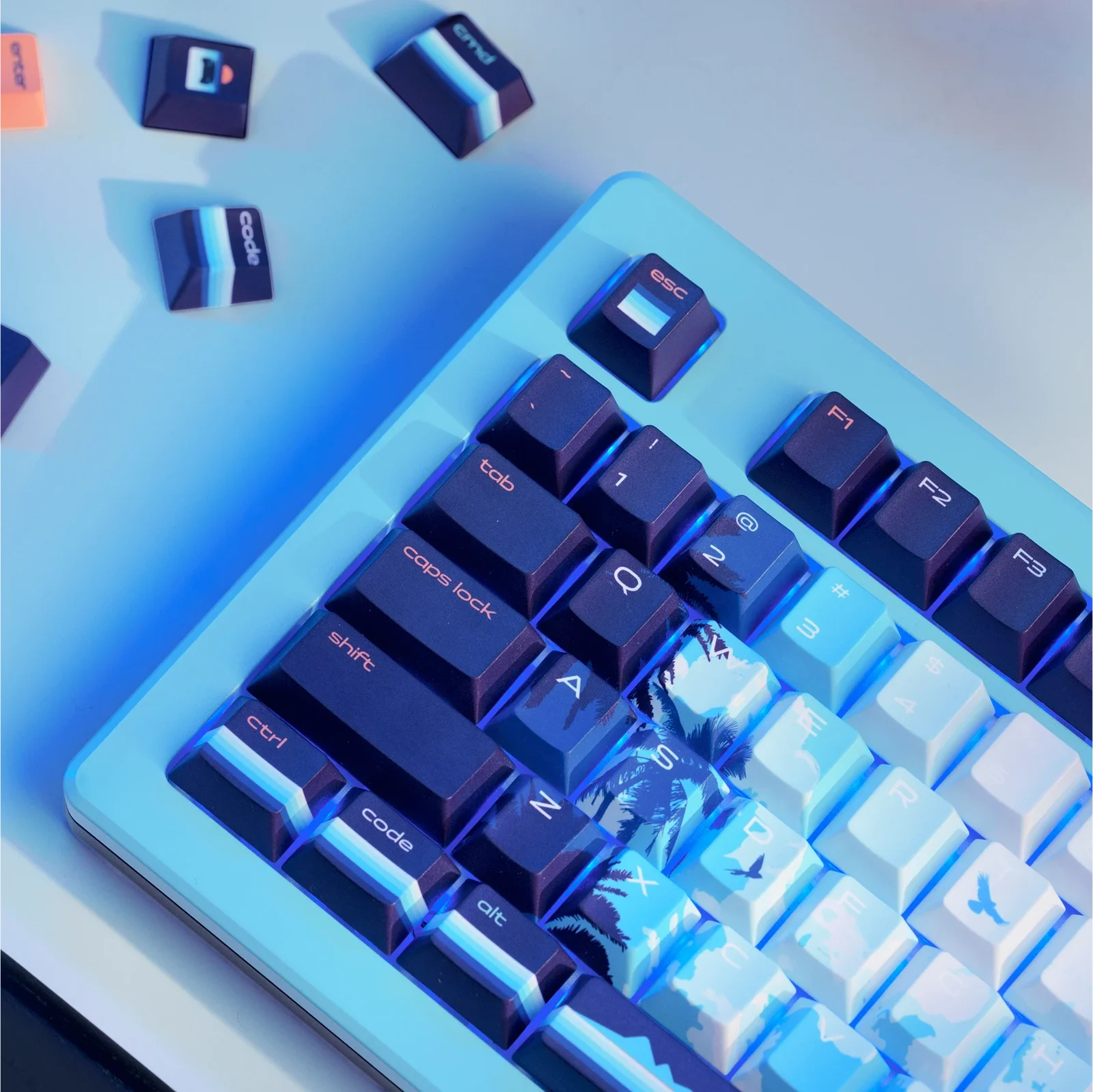 GPBT Synth Sunrise Keycaps 4
