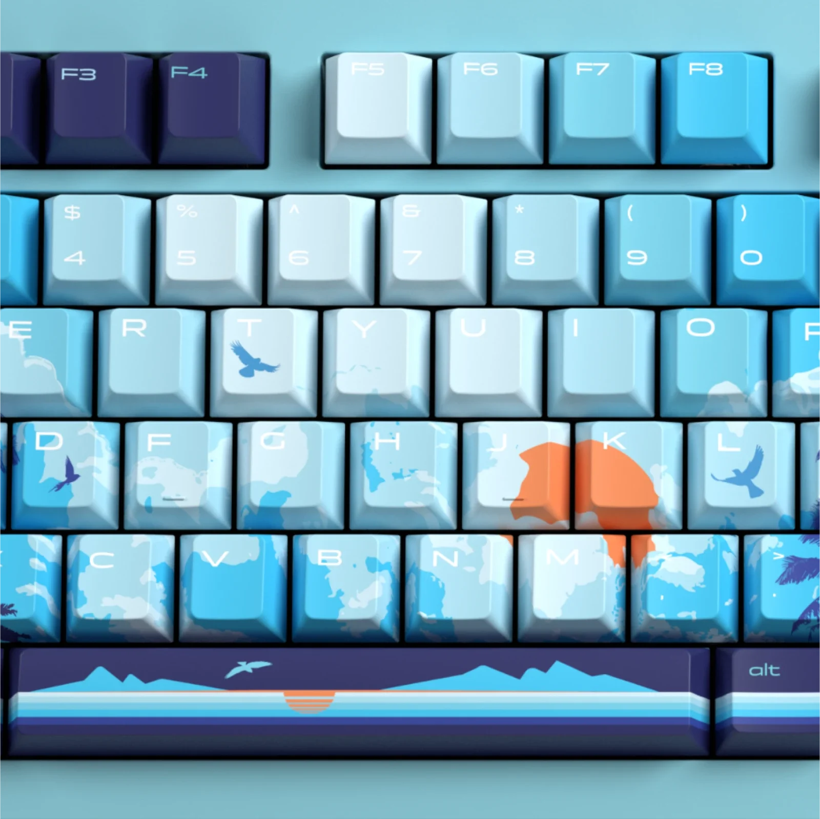GPBT Synth Sunrise Keycaps 3