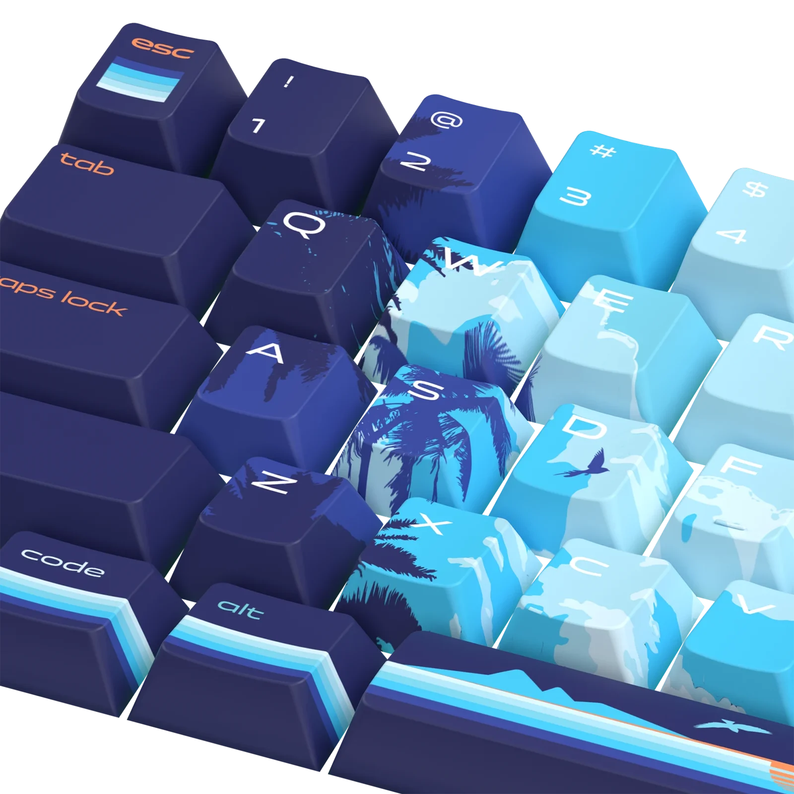 Keycaps Limited Edition Synth Sunrise US 5