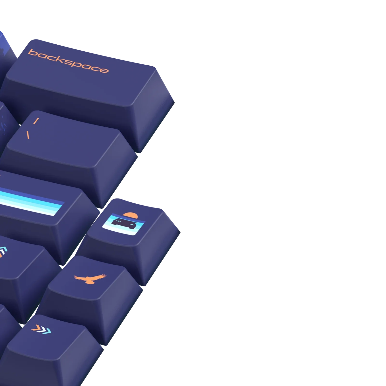 Keycaps Limited Edition Synth Sunrise US 4