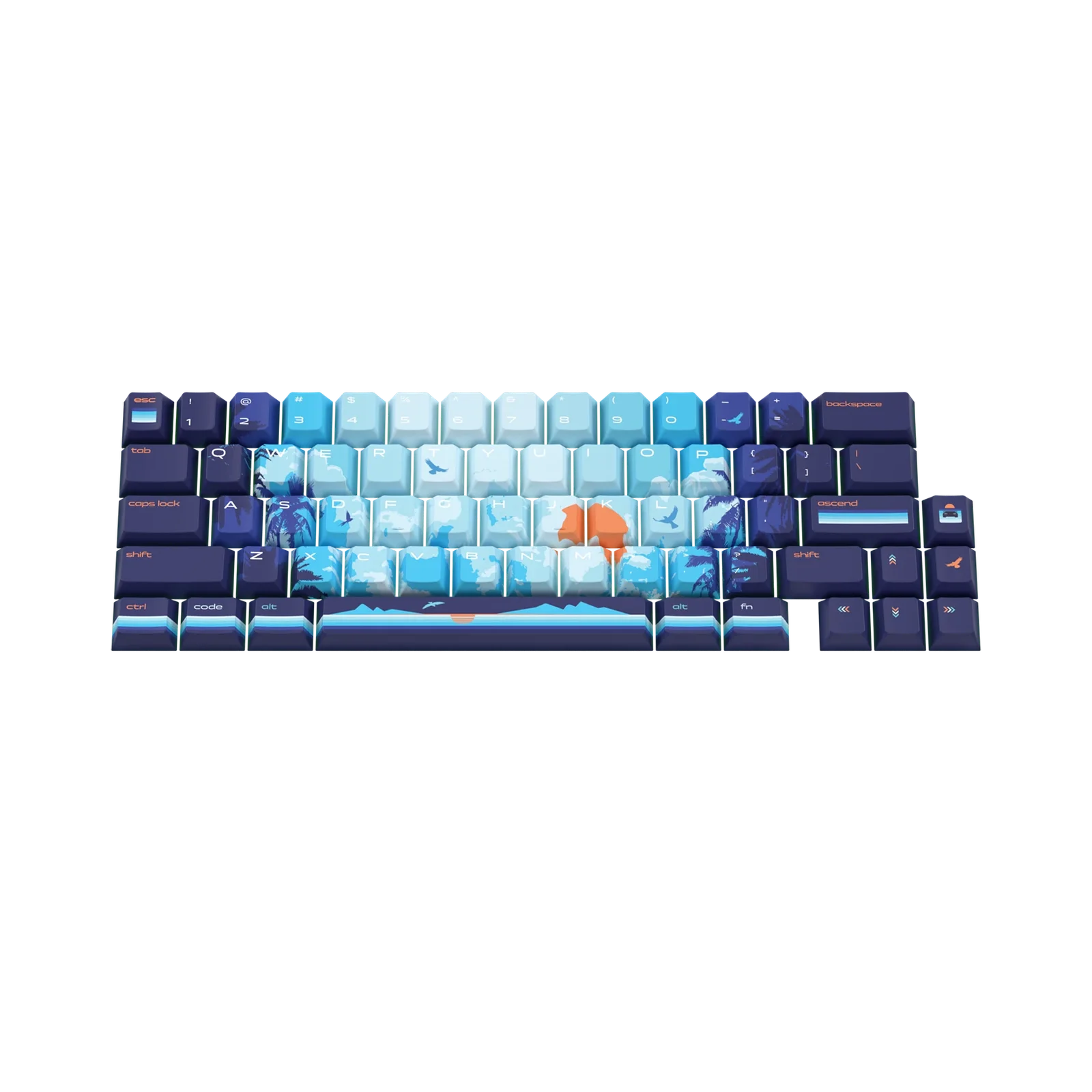 Keycaps Limited Edition Synth Sunrise US 2