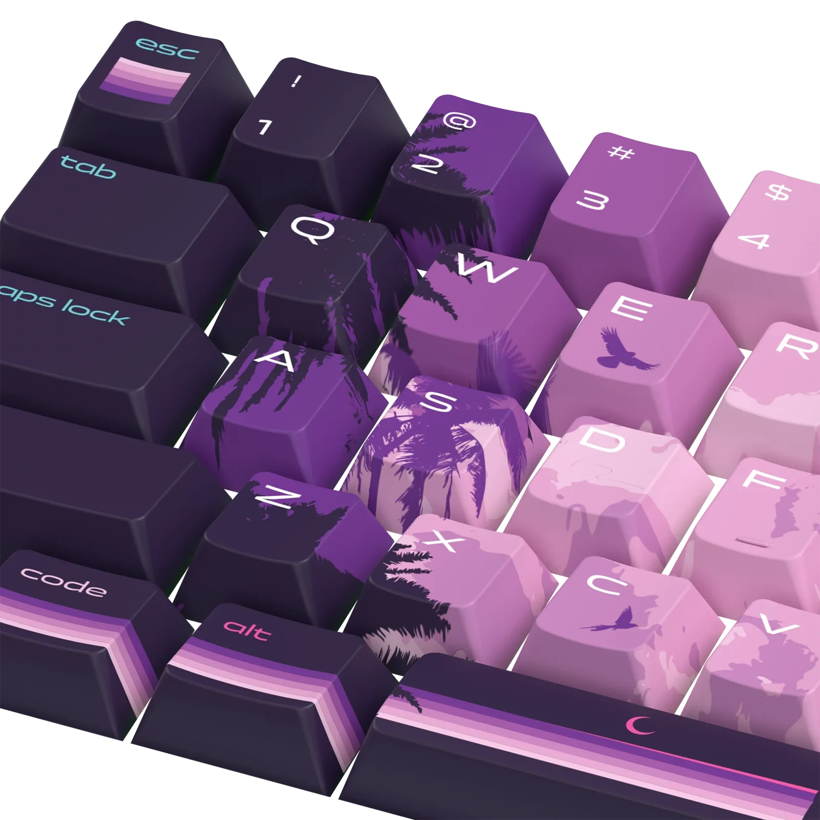 Keycaps Limited Edition Synth Sunset US 5