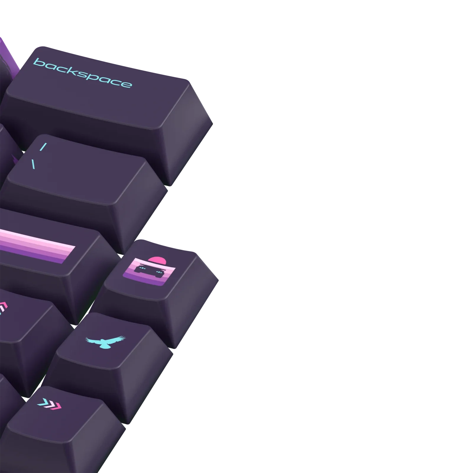 Keycaps Limited Edition Synth Sunset US 4