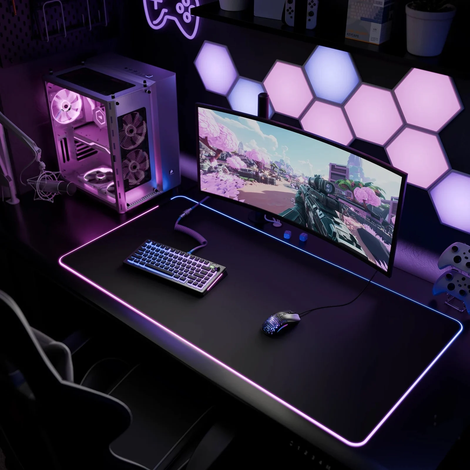 GMP 2 GLED RGB Gaming Mouse Pad 5