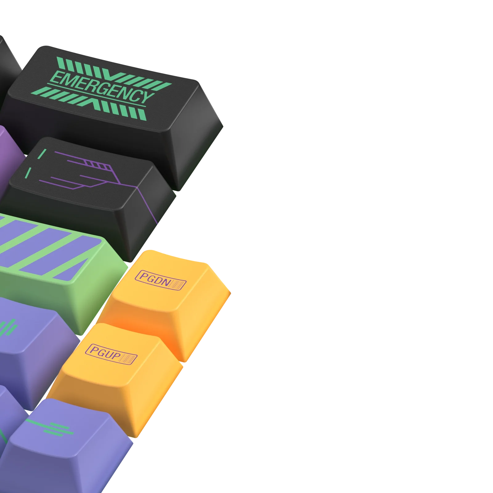 Keycaps Zero One US 4