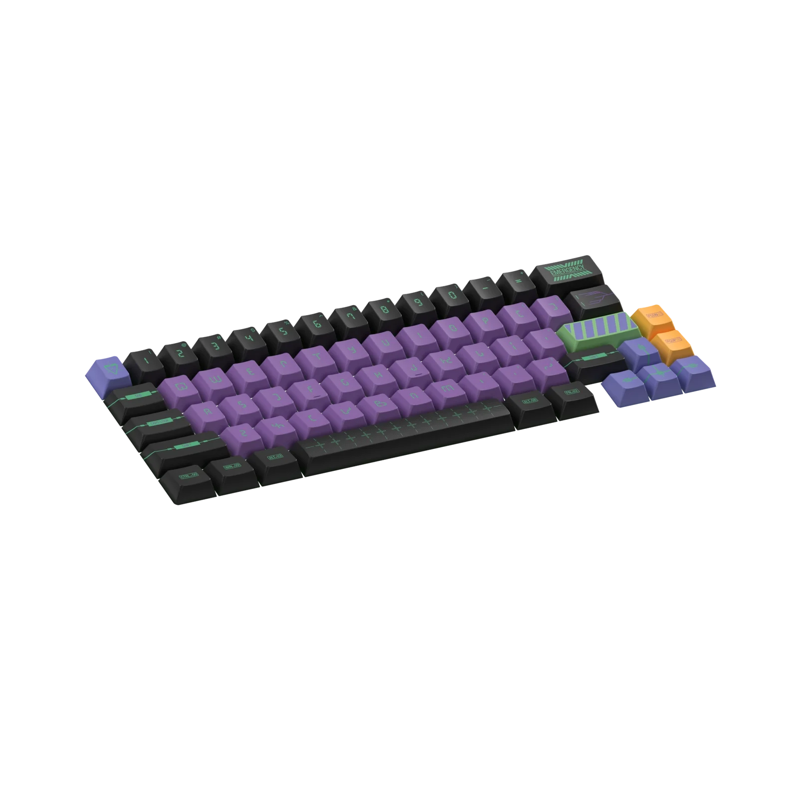 Keycaps Zero One US