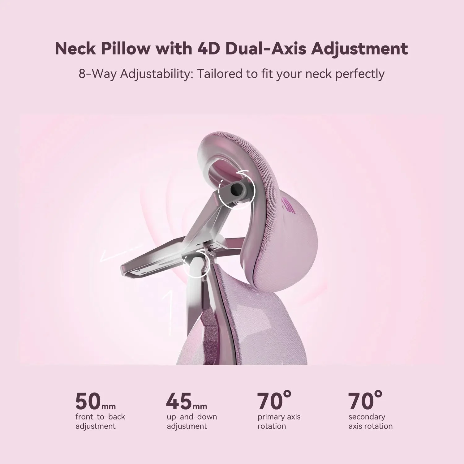 AutoFull G7 Pink Ergonomic Gaming Chair 5
